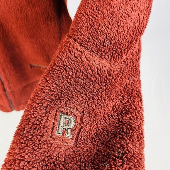 VTG Patagonia Womens Red Polartec Polyester Full Zip Pile Jacket Medium M - Picture 5 of 9